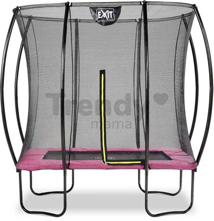 Trampolína s ochrannou sieťou Silhouette trampoline Pink Exit Toys 153*214 cm ružová