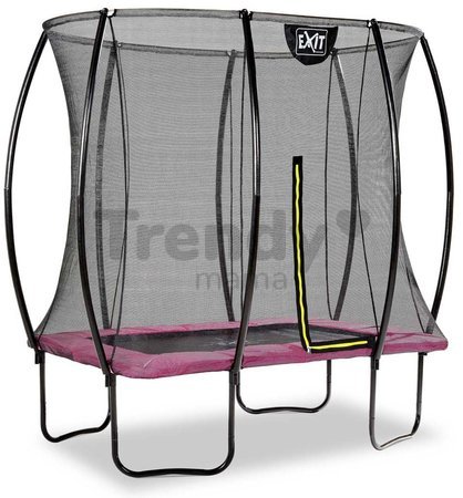 Trampolína s ochrannou sieťou Silhouette trampoline Pink Exit Toys 153*214 cm ružová