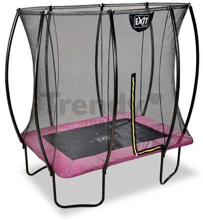 Trampolína s ochrannou sieťou Silhouette trampoline Pink Exit Toys 153*214 cm ružová