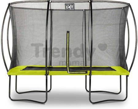 Trampolína s ochrannou sieťou Silhouette trampoline Exit Toys 214*305 cm zelená