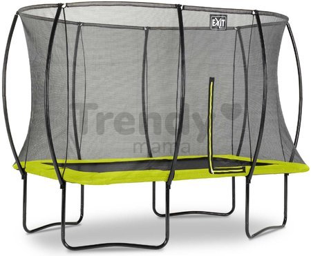 Trampolína s ochrannou sieťou Silhouette trampoline Exit Toys 214*305 cm zelená