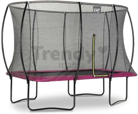 Trampolína s ochrannou sieťou Silhouette trampoline Pink Exit Toys 214*305 cm ružová