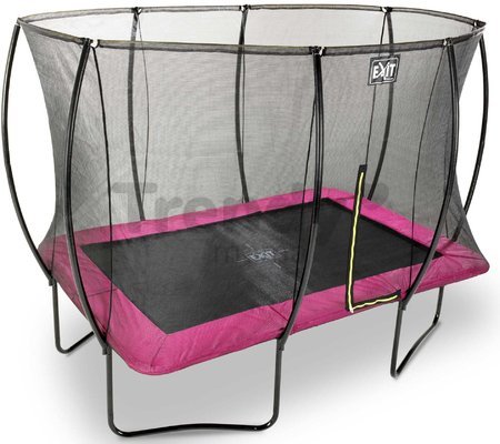 Trampolína s ochrannou sieťou Silhouette trampoline Pink Exit Toys 214*305 cm ružová