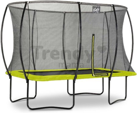 Trampolína s ochrannou sieťou Silhouette trampoline Exit Toys 244*366 cm zelená