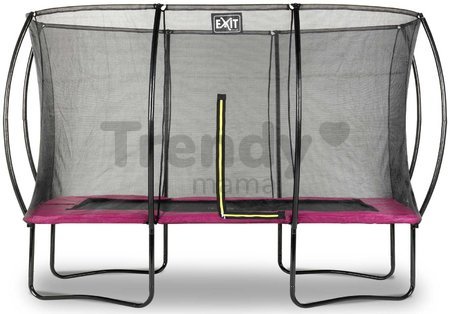 Trampolína s ochrannou sieťou Silhouette trampoline Pink Exit Toys 244*366 cm ružová