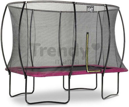 Trampolína s ochrannou sieťou Silhouette trampoline Pink Exit Toys 244*366 cm ružová