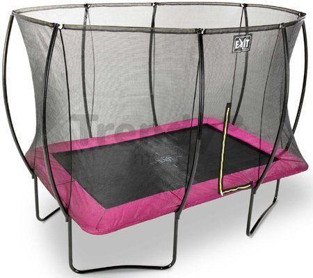 Trampolína s ochrannou sieťou Silhouette trampoline Pink Exit Toys 244*366 cm ružová