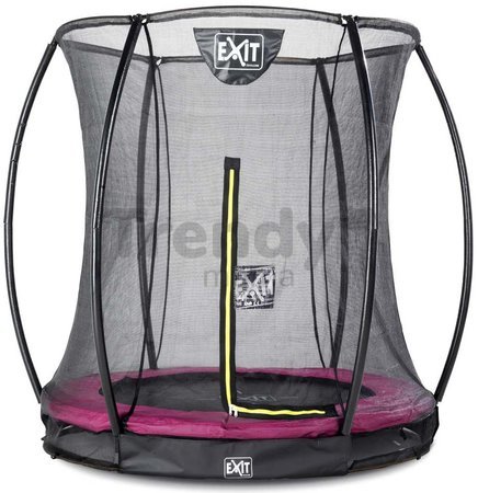 Trampolína s ochrannou sieťou Silhouette Ground Pink Exit Toys prízemná priemer 183 cm ružová