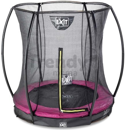 Trampolína s ochrannou sieťou Silhouette Ground Pink Exit Toys prízemná priemer 183 cm ružová