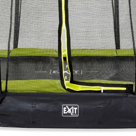 Trampolína s ochrannou sieťou Silhouette Ground Exit Toys prízemná 153*214 cm zelená