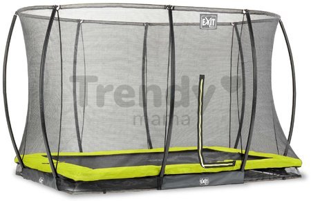 Trampolína s ochrannou sieťou Silhouette Ground Exit Toys prízemná 214*305 cm zelená