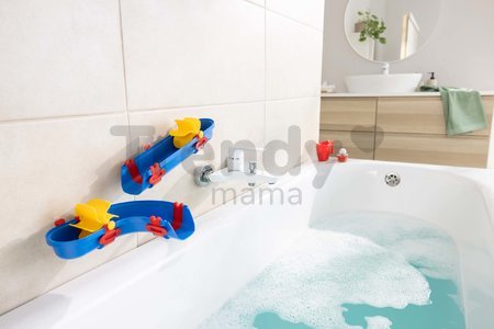 Vodná dráha do vane kaskáda Cascade Sploshy AquaPlay 24 dielov s figúrkou Lotte v člne a krhličkou od 18 mes