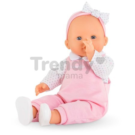 Bábika Lise Mon Grand Poupon Corolle s modrými klipkajúcimi očami a špúliace ústočká 36 cm od 24 mes