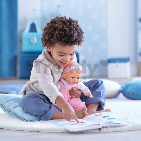 Bábika Lise Mon Grand Poupon Corolle s modrými klipkajúcimi očami a špúliace ústočká 36 cm od 24 mes