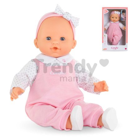 Bábika Lise Mon Grand Poupon Corolle s modrými klipkajúcimi očami a špúliace ústočká 36 cm od 24 mes