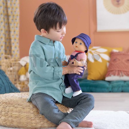 Bábika Eliott Mon Grand Poupon Corolle s modrými klipkajúcimi očami a špúliace ústočká 36 cm od 24 mes