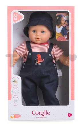 Bábika Eliott Mon Grand Poupon Corolle s modrými klipkajúcimi očami a špúliace ústočká 36 cm od 24 mes