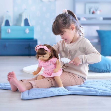 Bábika Julie Mon Grand Poupon Corolle s hnedými klipkajúcimi očami a dlhé hnedé vlasy s hrebeňom 36 cm