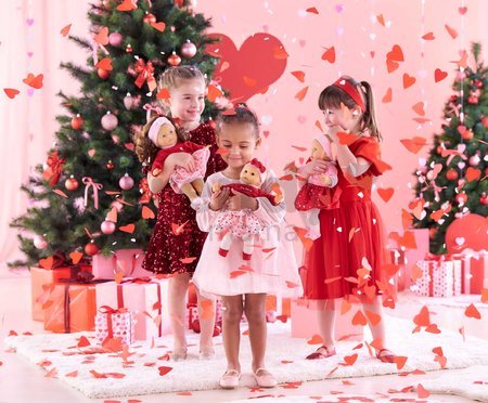 Bábika Albane Heart Petals Mon Grand Poupon Corolle s hnedými klipkajúcimi očami a špúliace ústočká 36 cm od 24 mes