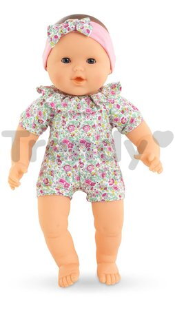 Bábika Mon Adorable Grand Poupon Blossom Garden Corolle s modrými klipkajúcimi očami špúliace ústočká so sukničkou 36 cm od 24 mes