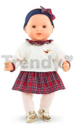 Bábika Suzanne Corolle Holidays Mon Grand Poupon Corolle vianočná edícia s hnedými klipkajúcimi očami 36 cm od 24 mes