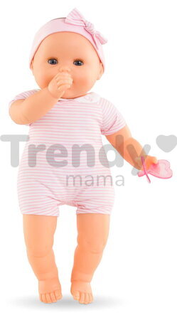 Bábika My Adorable Large Baby Doll Corolle na obliekanie s modrými klipkajúcimi očami 36 cm od 24 mes