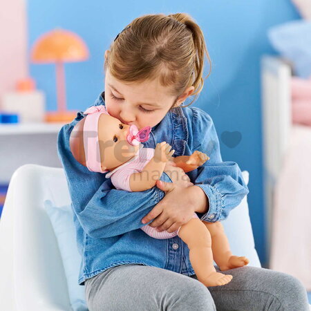 Bábika My Adorable Large Baby Doll Corolle na obliekanie s modrými klipkajúcimi očami 36 cm od 24 mes