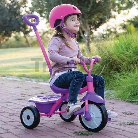 Trojkolka skladacia Folding Fun Trike 2in1 Pink smarTrike ružová s bezpečnostným pásom od 15 mes