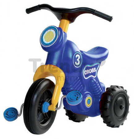 Odrážadlo Cross 3 Motorbike Dohány s pedálmi