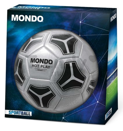 Futbalová lopta šitá Hot Play Mondo veľkosť 5 váha 400 g