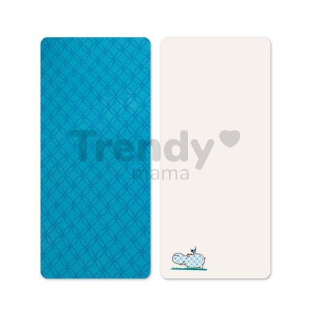 Napínacie prestieradlo do postieľky Joy toTs-smarTrike hroch 2 kusy 100% bavlnený satén modré