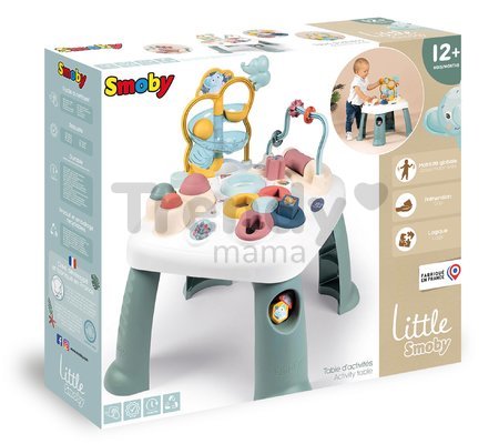 Didaktický stolík Activity Table Little Smoby s funkciami na vývoj jemnej motoriky od 12 mes