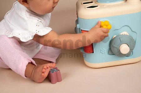 Didaktická kocka Explor Cube Little Smoby pre jemnú motoriku 5 strán a 13 funkcií so zvukom od 12 mes