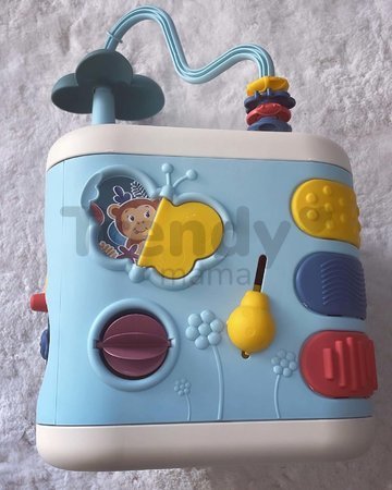 Didaktická kocka Explor Cube Little Smoby pre jemnú motoriku 5 strán a 13 funkcií so zvukom od 12 mes