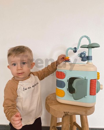 Didaktická kocka Explor Cube Little Smoby pre jemnú motoriku 5 strán a 13 funkcií so zvukom od 12 mes