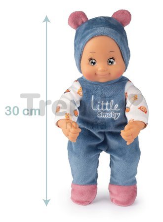 Didaktické chodítko a kočík Baby Walker 3v1 + Baby Doll Little Smoby s 30 cm bábikou a brzdovým systémom od 12 mes