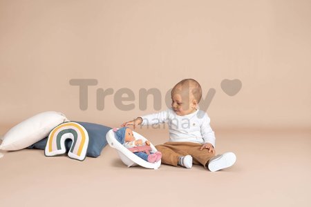 Didaktické chodítko a kočík Baby Walker 3v1 + Baby Doll Little Smoby s 30 cm bábikou a brzdovým systémom od 12 mes