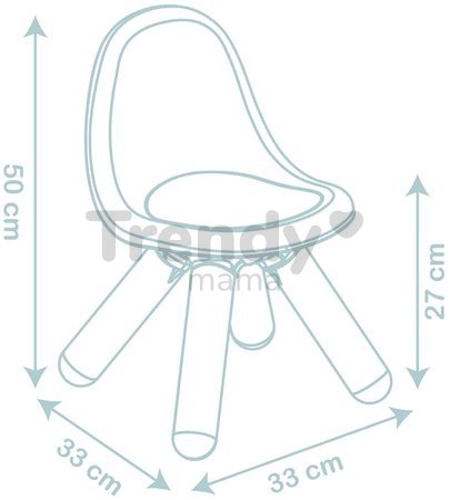 Stolička pre deti 2 kusy Chair Little Smoby modrá a ružová s UV filtrom a nosnosťou 50 kg výška sedadla 27 cm od 18 mes