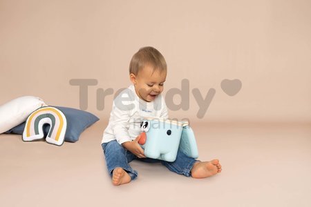 Didaktická kocka Kaboom Cube Little Smoby skladanie rôznych druhov zvieratiek pre jemnú motoriku s 15 doplnkami od 18 mes