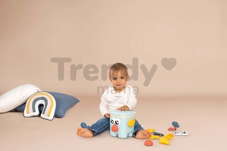 Didaktická kocka Kaboom Cube Little Smoby skladanie rôznych druhov zvieratiek pre jemnú motoriku s 15 doplnkami od 18 mes