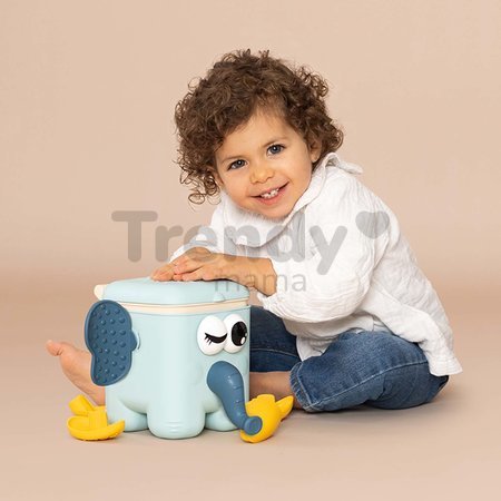 Didaktická kocka Kaboom Cube Little Smoby skladanie rôznych druhov zvieratiek pre jemnú motoriku s 15 doplnkami od 18 mes