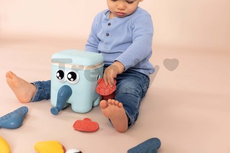 Didaktická kocka Kaboom Cube Little Smoby skladanie rôznych druhov zvieratiek pre jemnú motoriku s 15 doplnkami od 18 mes
