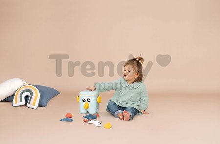Didaktická kocka Kaboom Cube Little Smoby skladanie rôznych druhov zvieratiek pre jemnú motoriku s 15 doplnkami od 18 mes