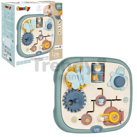Didaktický tablet s labyrintom Activity Tablet Little Smoby s 5 aktivitami pre rozvoj jemnej motoriky od 12 mes