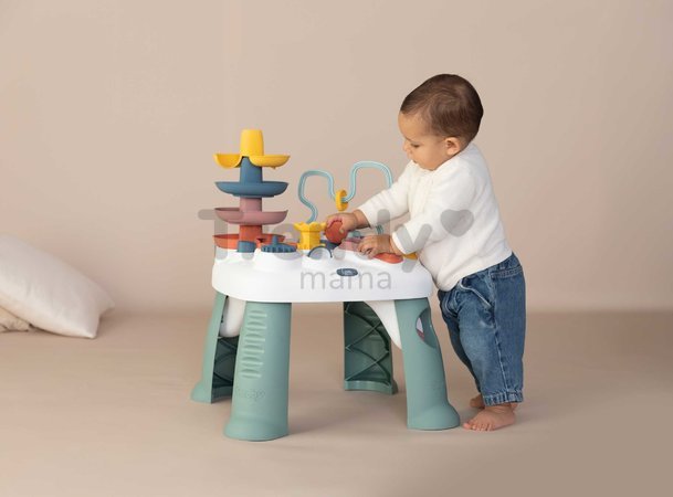 Didaktický stolík s vkladacími kockami Activity Table Little Smoby s aktivitami na vývoj jemnej motoriky od 12 mes