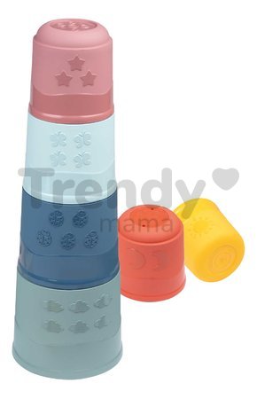 Didaktická veža Magic Tower Little Smoby výška 40 cm so 6 šálkami od 12 mes