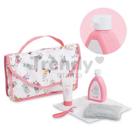 Kozmetická taštička Baby Care Mon Grand Poupon Corolle so 6 doplnkami pre 36-42 cm bábiku od 24 mes