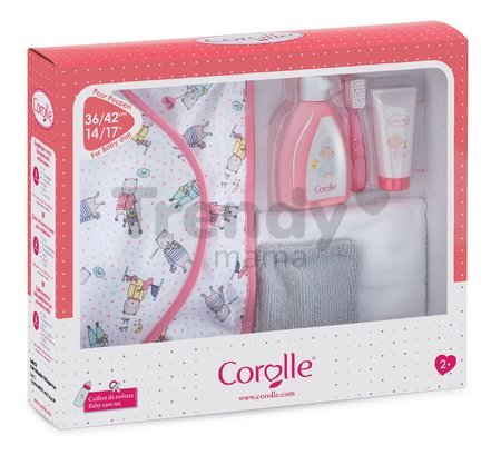 Kozmetická taštička Baby Care Mon Grand Poupon Corolle so 6 doplnkami pre 36-42 cm bábiku od 24 mes