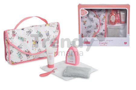Kozmetická taštička Baby Care Mon Grand Poupon Corolle so 6 doplnkami pre 36-42 cm bábiku od 24 mes