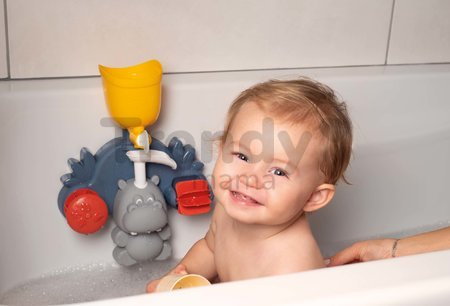 Aquapark do vane Hroch Hippo Little Smoby s vodným mlynom a 3 šálkami 100% recyklovateľné od 12 mes